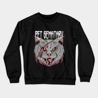 Evil Cat Pet Sematary Crewneck Sweatshirt